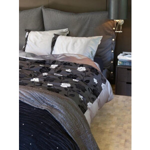 Essenza Palazzo Sprei - Eenpersoons - 180x260 - Zwart