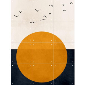 IXXI Melody of Life, Kubistika - 60 x 80 cm - Gratis ophangtool - Grote wanddecoratie en posters - Grafisch Ontwerp, Abstract, Minimalistisch