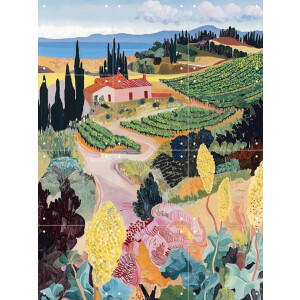 IXXI Tuscan Dream, Artclaud - 60 x 80 cm - Gratis ophangtool - Grote wanddecoratie en posters - Illustraties, Kleurrijk, Woonkamer, Eetkamer