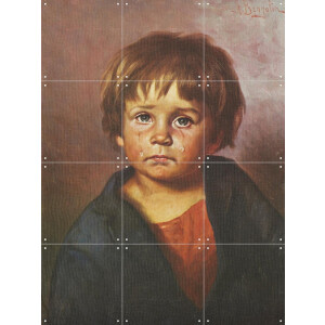 IXXI Zigeunerjongetje III, Made by IXXI - 60 x 80 cm - Gratis ophangtool - Grote wanddecoratie en posters - Realisme, Vintage, Klassiek, Olieverf