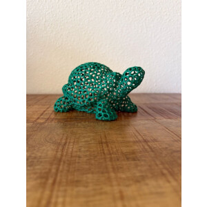 Schildpad – Waxinelichthouder – Groen – 3D geprint - 3DPrintingArtist