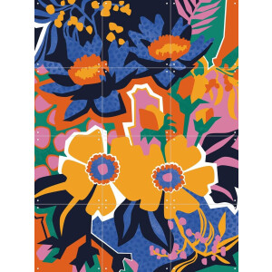 IXXI Getting Me Down, Megan Gallagher - 60 x 80 cm - Gratis ophangtool - Grote wanddecoratie en posters - Illustraties, Grafisch Ontwerp, Speels, Pop