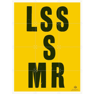 IXXI LSS S MR, Studio Boot - 60 x 80 cm - Gratis ophangtool - Grote wanddecoratie en posters - Kleurrijk, Grafisch Ontwerp, Typografie, Woonkamer