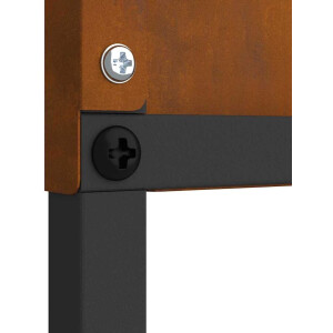 vidaXL - Tuin - Privacy - Scherm - Fretwerk - Roestig - 50 - x - 140 - cm - Cortenstaal