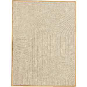 Mica Decorations Mista Wanddecoratie - L60 x B3 x H80 cm - 100% FSC - Mdf - Bruin