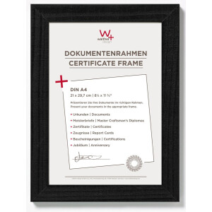 Walther Home - Houten lijst - Fotoformaat 21x29,7 cm (DIN A4) - Zwart