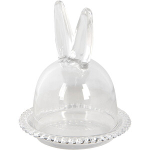 Clayre & Eef Stolp Konijn Ø 14x16 cm Glas