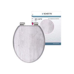 Schütte WC-bril (lichte houtlook)