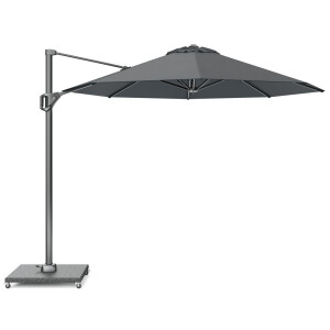 Platinum Zweefparasol Voyager T1 Antraciet Ø 300 cm