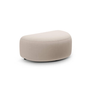 Hocker Kate halfrond velvet | Micadoni