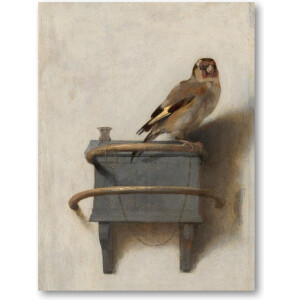 Het puttertje - Carel Fabritius - 30x40 Poster Staand -