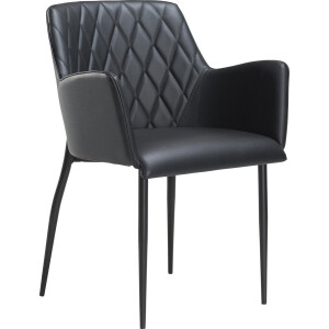 Dan-Form eetkamerstoel rombo zwart 80 x 56 x 51 (2 stuks)