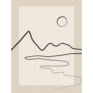 IXXI Line art 2, Elena Ristova & Various - 60 x 80 cm - Gratis ophangtool - Grote wanddecoratie en posters - Grafisch Ontwerp, Abstract