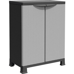 vidaXL - Opbergkast - 68x39x92 - cm - rattan - ontwerp