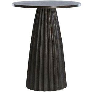 Light & Living Bijzettafel Veglia - Donkerbruin - Ø45cm - Modern