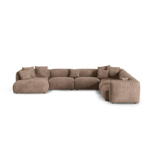 Modulaire hoekbank Martina rechts velvet | Micadoni Home