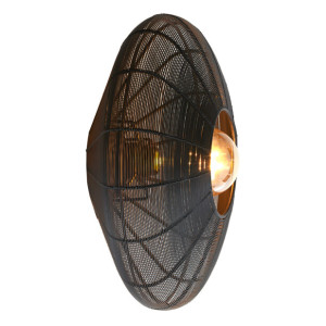 Light & Living Plafondlamp 'Bahoto' Ø40cm, kleur Mat Zwart