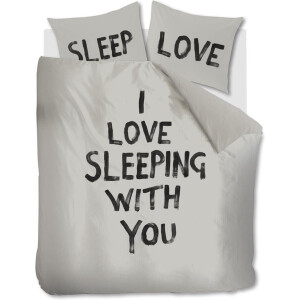 Vtwonen Love Sleep dekbedovertrek - Lits-Jumeaux - 240x200/220 - Naturel