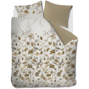 Beddinghouse Elizabeth dekbedovertrek - Lits-Jumeaux XL - 260 x 200/220 cm - Naturel