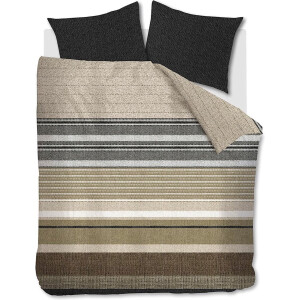 Beddinghouse Dekbedovertrek Arvin - 200 x 200/210/220 cm - grey