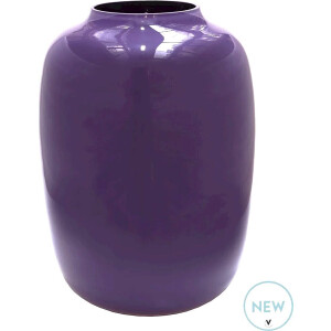 Vaas Artic | Small | Purple - Paars | Mondgeblazen glas | Ø21 x H29 cm