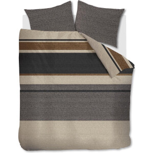 Beddinghouse Laila dekbedovertrek - Tweepersoons - 200x200/220 - Donker zand