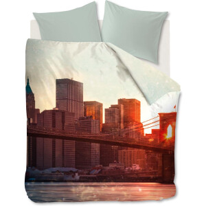 Beddinghouse Studio Summer Morning Dekbedovertrek - Litsjumeaux - 240x200/220 cm - Mint Green