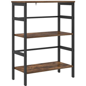 vidaXL - Boekenplank - Rook - Eiken - 40 - x - 29.5 - x - 115 - cm - Bewerkt - hout