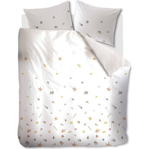 Marjolein Bastin dekbedovertrek Coastal naturel - 1-persoons (140x200/220 cm incl. 1 sloop)