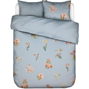 ESSENZA Annebella Dekbedovertrek Zen blue - Lits-Jumeaux - 240x200/220 cm