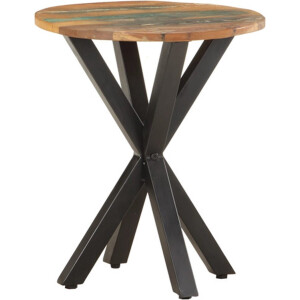 vidaXL - Bijzettafel - 48x48x56 - cm - massief - gerecycled - hout