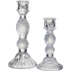 J-Line kandelaar Bol - glas - transparant - large