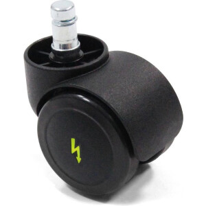 5x Rolo ESD 10mm/50mm - Bureaustoelwielen - Mehrfarbig - Metaal, Kunststof