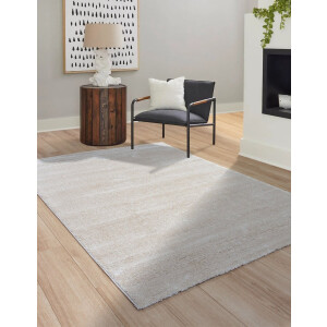 Flycarpets Bolana Modern Effen Vloerkleed - Creme - 80x150 cm
