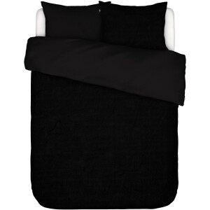 Essenza Philippine Dekbedovertrek Antraciet - Lits-Jumeaux XL – 260x200/220 cm