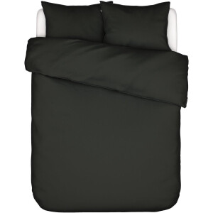 Essenza Minte Dekbedovertrek Antraciet - Lits-Jumeaux XL – 260x200/220 cm
