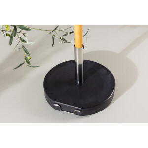 Nohr Ronde Parasolvoet 'Kadi' Graniet 40KG, kleur Zwart