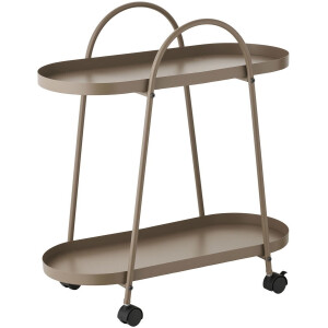 House Nordic Trolley Empoli - Metaal Bruin - 60x28x64cm