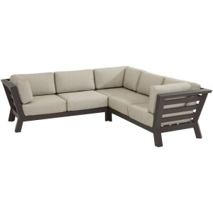 4 Seasons Outdoor Hoekbank Meteoro 3-Delig Met Armkussens