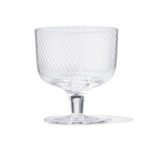 HEMA HEMA Aperitiefglas Bergen Glas Twist Reliëf (transparant)