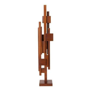 HKliving Skyline Sculpture Ornament - Espresso M