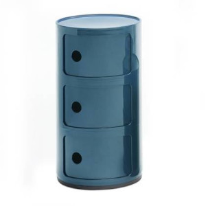 Kartell Componibili Kast - 3 Modules - Blauw