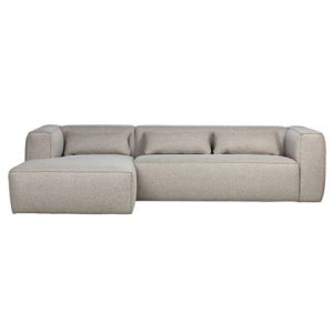 Woood Exclusive Bean Chaise Longue Links - Polyester - Light Grey