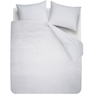 Beddinghouse Mist dekbedovertrek - Tweepersoons - 200 x 200/220 cm - Wit