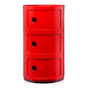 Kartell Componibili Kast - 3 Modules - Rood