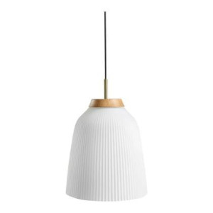 Bolia Campa Hanglamp Ã 27 cm - Wit / Messing