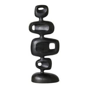 HKliving Sculpture Ornament - Heavy Black