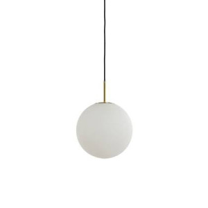 Light & Living Hanglamp Medina - Wit Glas - Ã25cm
