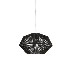 Light & Living Hanglamp Deya - Zwart - Ã40cm