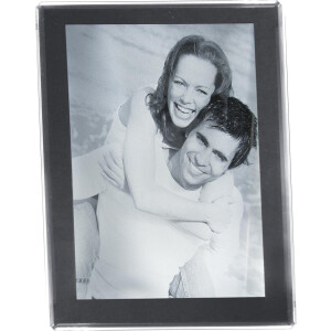 2D Foto in glas groot incl. houders.